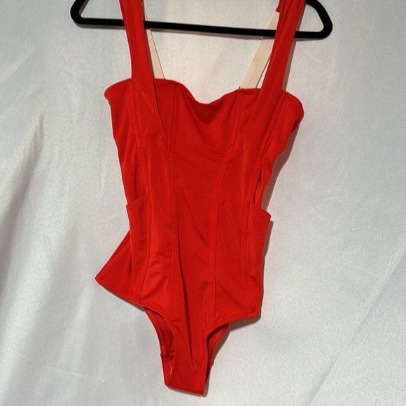 Bodysuit Red Size M NWOT - Picture 6 of 11